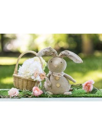 LAPIN EPONGE LIBERTY JO 2 ASSORTIS 16CM X 13CM X 37CM