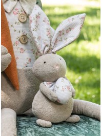 LAPIN EPONGE LIBERTY JO 2 ASSORTIS 16CM X 13CM X 37CM