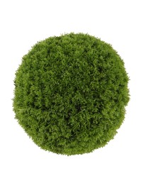 BOULE DECO CYPRES VERT A ASSEMBLER DIA 33CM
