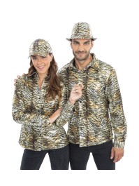 CASQUETTE TIGREE OR A SEQUINS TU