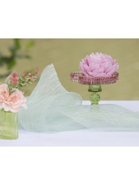 TISCHLÄUFER MIST GRÜN SEEROSE 28CM X 3M