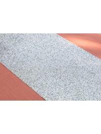 CHEMIN DE TABLE SHIMMER ARGENT 28CM X 3M