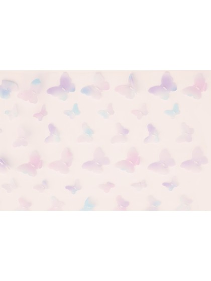 PARMA BUTTERFLY EMBROIDED TABLE RUNNER 25CM X 3M