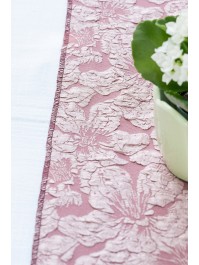 TISCHLÄUFER JACQUARD BLUME AUS LYS PARMA 28CM X 3M