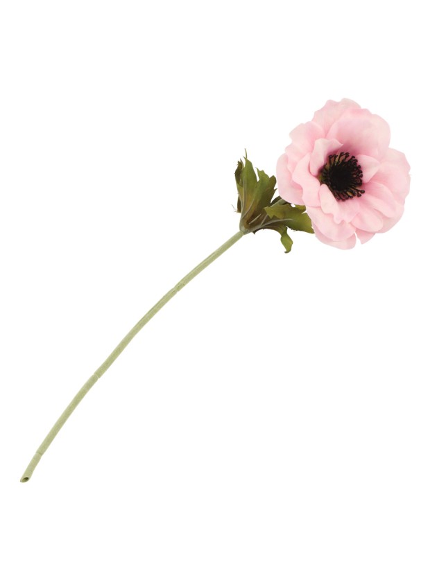 STIEL ANEMONE ROSA SEEROSE DIA 10CM X 38CM