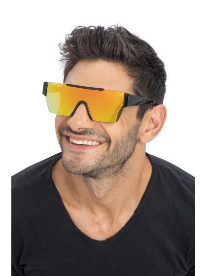 GOLD MIRROR EFFECT GLASSES 15CM X 15CM X 5.2CM