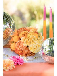 BOUQUET SUNRISE JAUNE/ORANGE DIA 20CM X 32CM