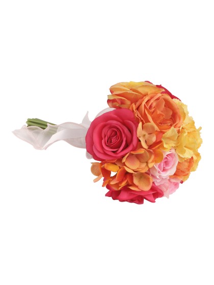 YELLOW/ORANGE/PINK/FUCHSIA BLOOM BUNCH DIA 20CM X 32CM