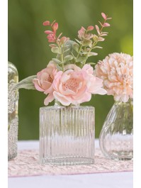 MINI BOUQUET FLEUR DE CERISIER ROSE 12CM X 5CM X 18CM