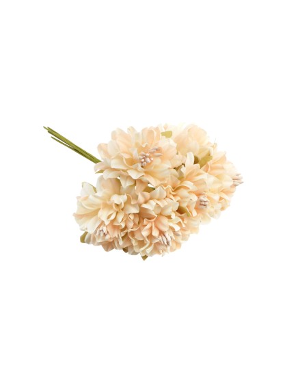 MINI NYMPHEA PINK ZINNIA BUNCH 9.5CM X 5.5CM X 12.5CM