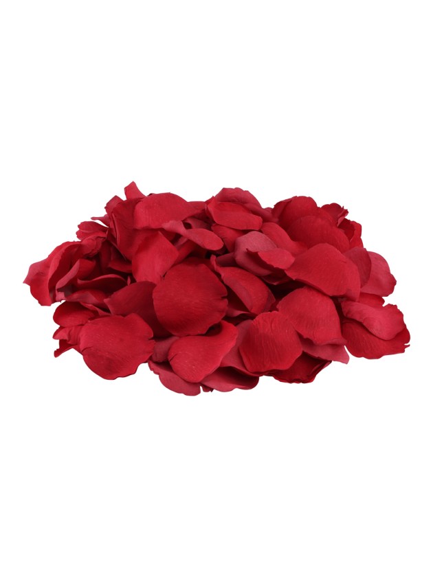 BEUTEL 250 ROSA BLÜTEN 3D ROT CA. 4CM X 4CM