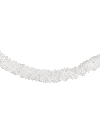 WHITE FLOWERS GARLAND DIA 9CM X 220CM