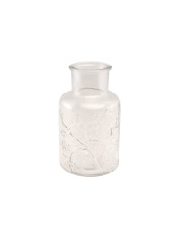VASE GLAS GARDEN ROSA TRANSPARENT DIA 8.5CM X 15.5CM