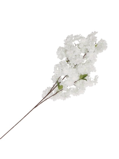 BRANCH 3 WHITE SAKURA STEMS 27CM X 9CM X 100CM