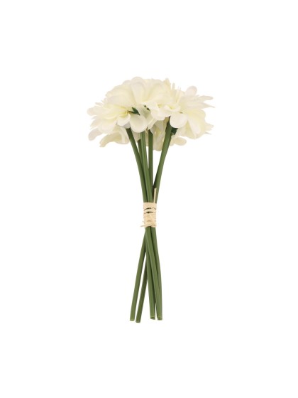 BOUQUET 6 CAMELIA BLANCHES DIA 11CM X 23CM