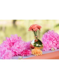 BLUMENSTRAUSS 6 KAMELIE KORALLE DIA 11CM X 23CM