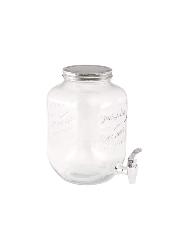 LIMONADIER EN VERRE 4L 15.5CM X 15.5CM X 27CM