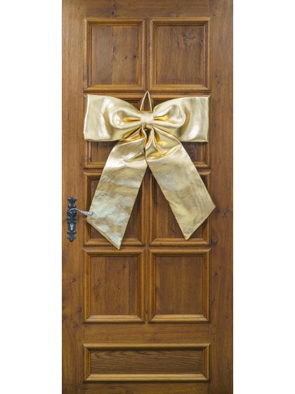 NOEUD JUMBO BRILLANT OR 68CM X 6CM X 82CM