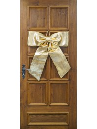 NOEUD JUMBO BRILLANT OR 68CM X 6CM X 82CM