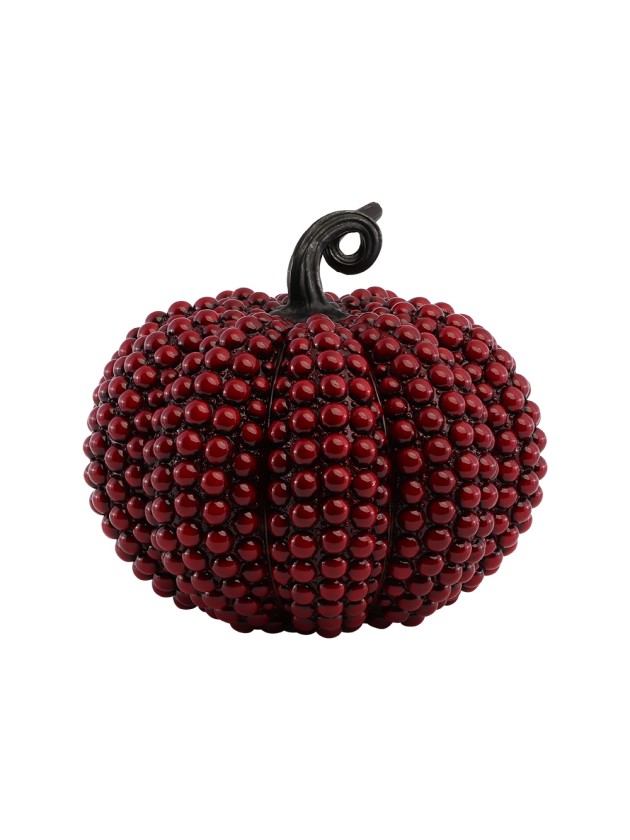 GROSS KÜRBIS PERLEN ROT BLOODY 24CM X 22CM X 21CM