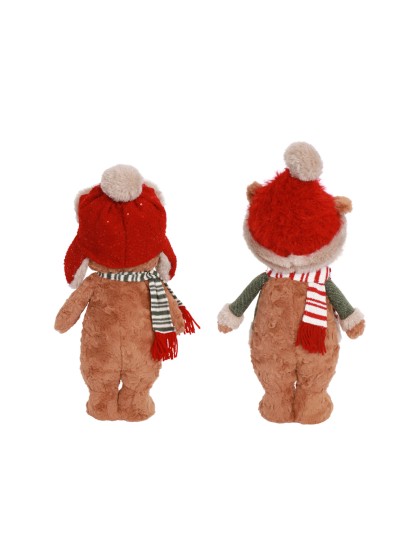 OURS BARNABEY DEBOUT - 2 ASSORTIS ENV 23CM X 15CM X 52CM
