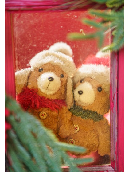 MINI BARNABEY BEAR TO HANG - 2 ASS 12.5CM X 7.5CM X 17CM