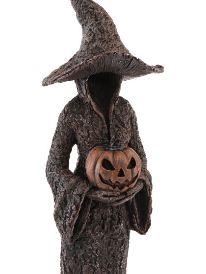 STATUE KUNSTHARZ HEXE AUS LA WALD 17CM X 12.5CM X40.5CM