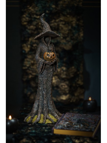 STATUE KUNSTHARZ HEXE AUS LA WALD 17CM X 12.5CM X40.5CM