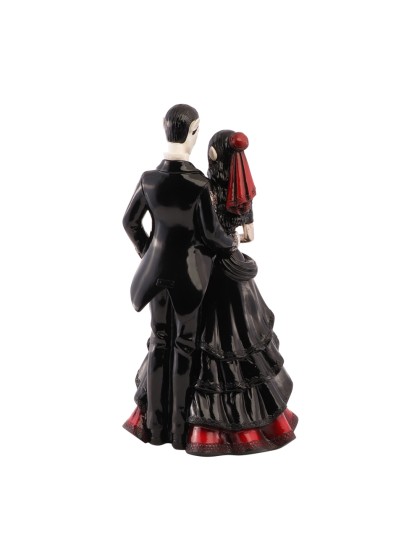 STATUE KUNSTHARZ PAAR VAMPIR ROT BLOODY 19.5CM X 15.5CM X 37CM