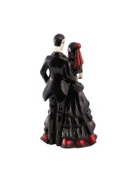 STATUE KUNSTHARZ PAAR VAMPIR ROT BLOODY 19.5CM X 15.5CM X 37CM