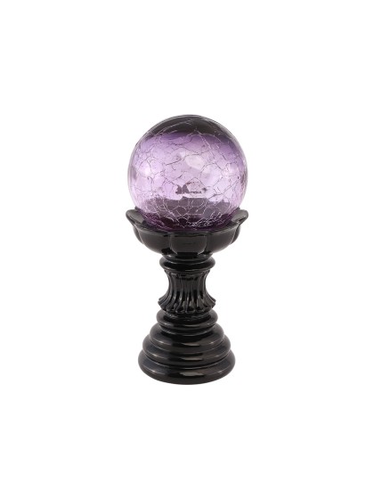 ZAUBERKUGEL LED VIOLETT 10CM X 10CM X 22CM