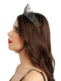 SPIDERWEB METAL CROWN TIARA 16.5CM X 15CM X 7CM