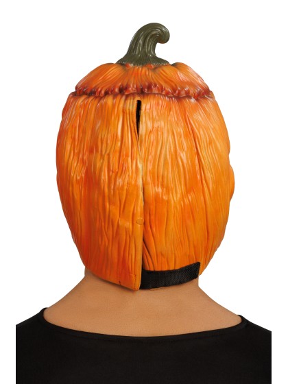 MASQUE MOUSSE TETE CITROUILLE SCARY PUMPKIN 31CM X 24CM X 28CM