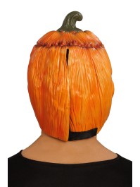 MASQUE MOUSSE TETE CITROUILLE SCARY PUMPKIN 31CM X 24CM X 28CM