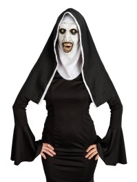 MASQUE BONNE SOEUR AVEC COIFFE 17CM X 14CM X 70CM