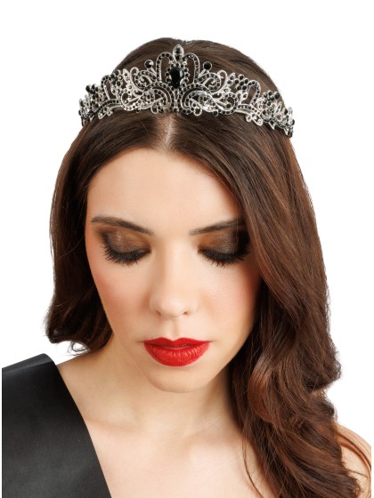 KIT BRIDE OR DIE - 2 PCS ECHARPE ET DIADEME ECHARPE: 9.5CM X 80CM DIADEME14.5CM X 16CM X 4CM