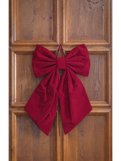 NOEUD RUBY SANTA 47CM X 5CM X 64CM