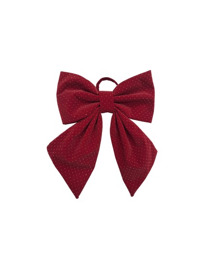 NOEUD RUBY SANTA 37CM X 6CM X 40CM