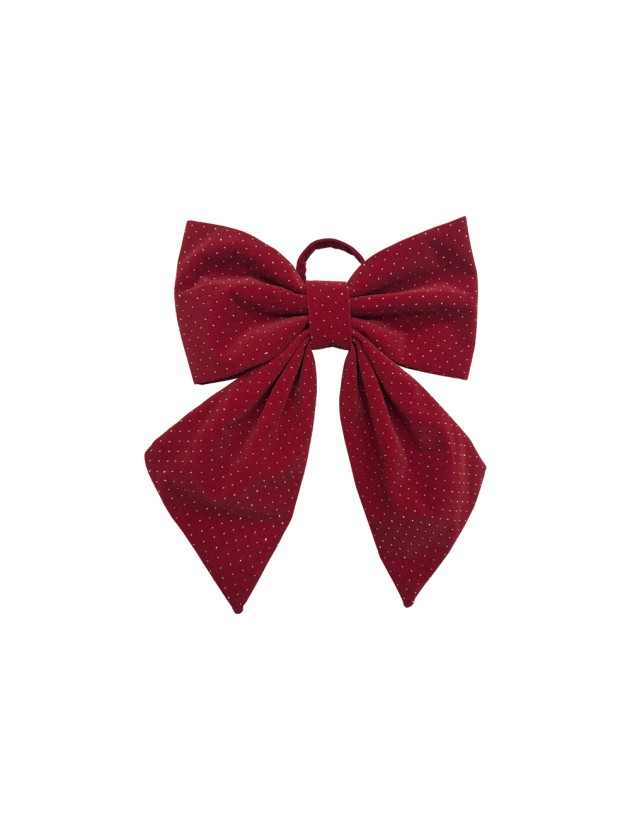 NOEUD RUBY SANTA 37CM X 6CM X 40CM