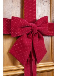 NOEUD DE PORTE RUBY SANTA 42CM X 5CM X 46CM