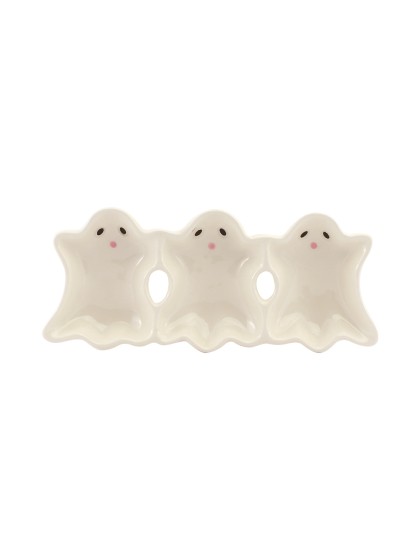 SCHALE KERAMIK 3 GEISTER SUMMERWEEN 24CM X 3CM X 10CM
