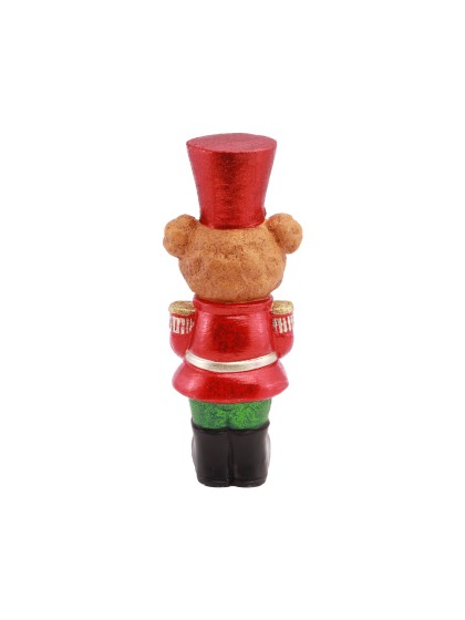 SWEET BEAR BARNABEY TAMBOUR POLYRESIN 11.5CM X 14CM X 29.5CM