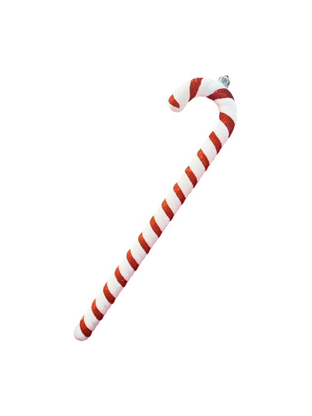 SET 6 CANDY CANES SWEET XMAS TO HANG 10CM X 2.5CM X 44CM