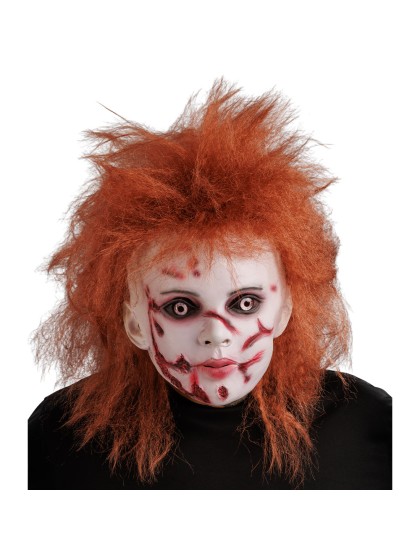 MASQUE LATEX CREEPY KID 22CM X 26CM X 34CM