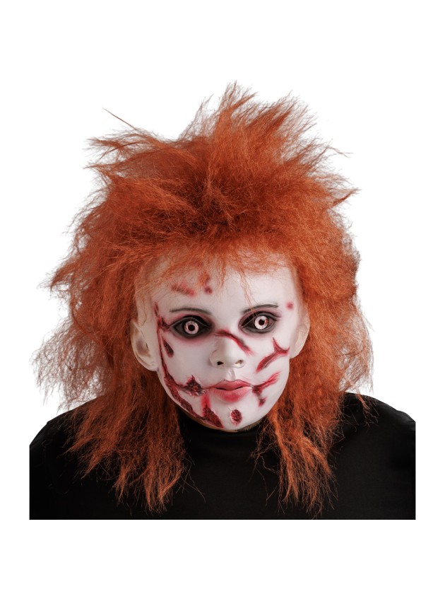 MASQUE LATEX CREEPY KID 22CM X 26CM X 34CM