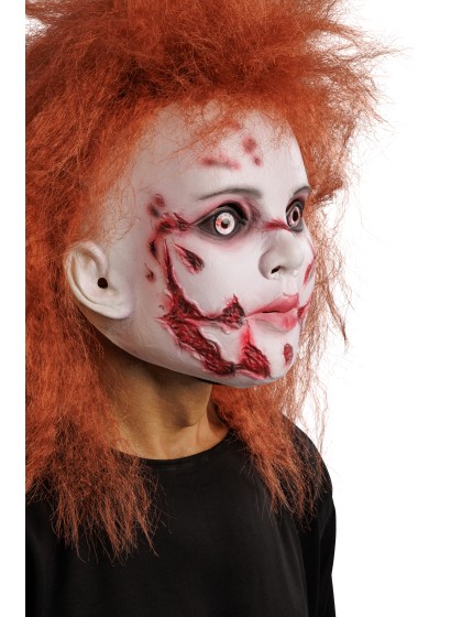 CREEPY KID LATEX MASK 22CM X 26CM X 34CM
