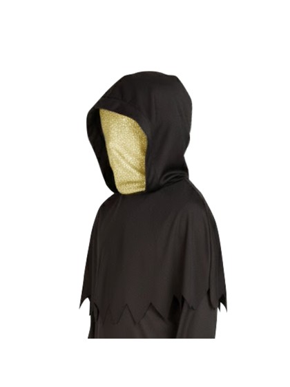 KID GOLD GHOST HOOD MASK ONE SIZE