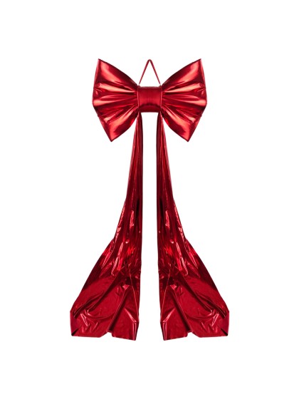 XXL RED SHINY BOW 80CM X 7CM X 220CM