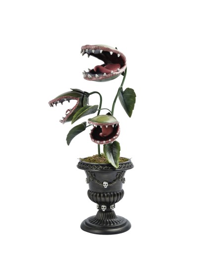 POLYRESIN CARNIVOROUS PLANT VENUS FLYTRAP POT 23CM X 27CM X 58CM