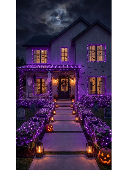 GIRLANDE 200 LED VIOLETT 20M 20M